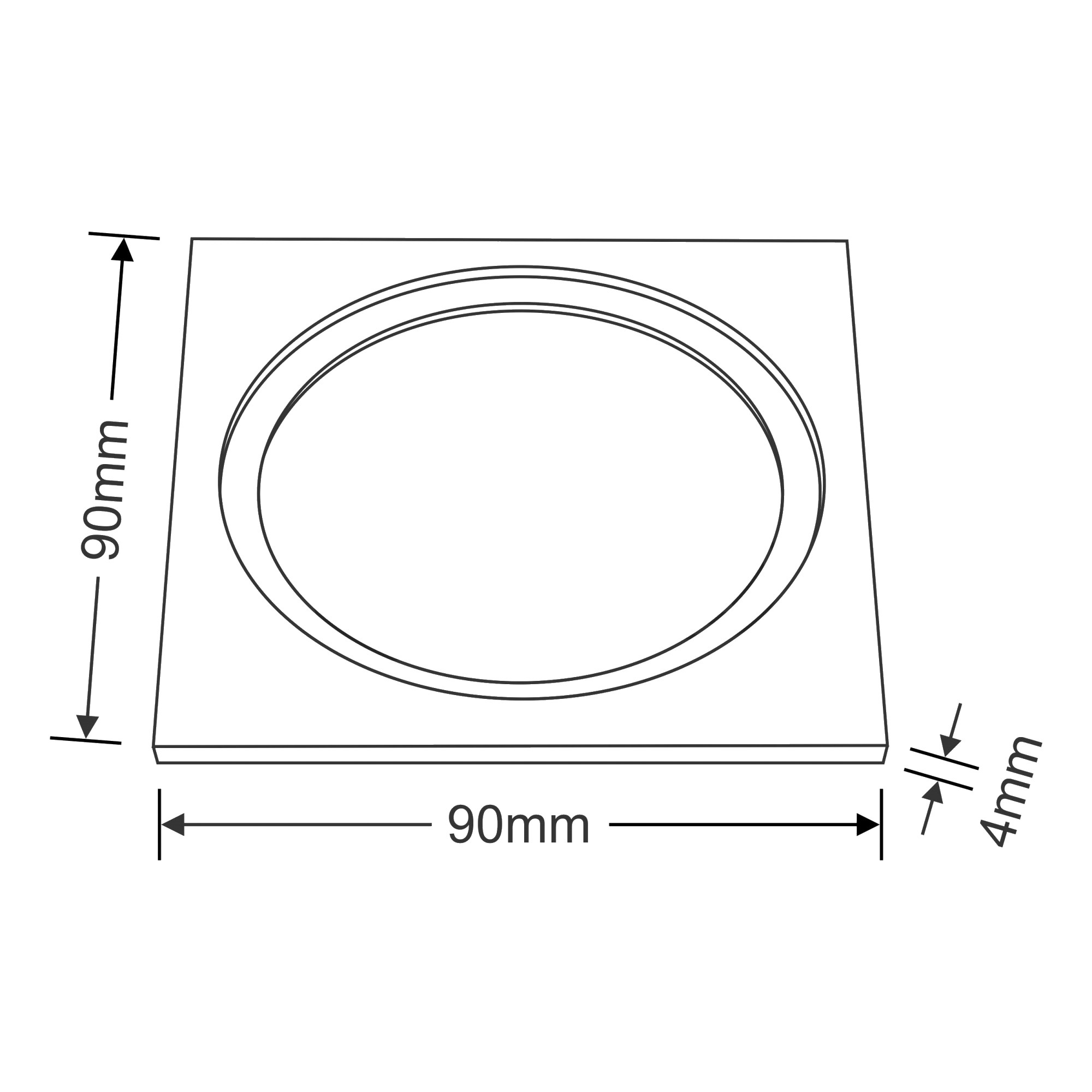 Bania S Recessed Ceiling Luminaires Dlux Square/Rectangular Recess Ceiling